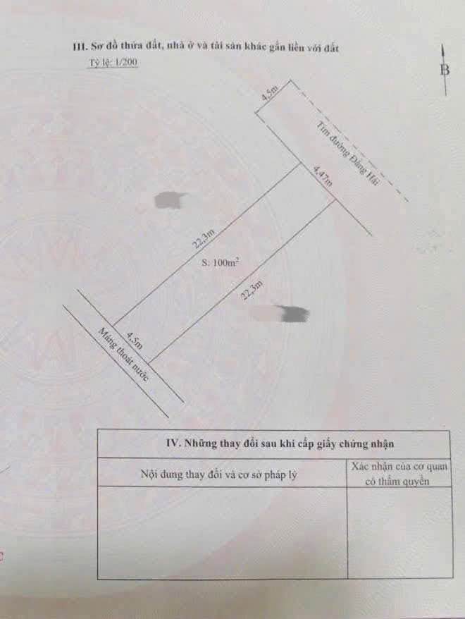 Đất mặt đường Đằng Hải, Thủy Nguyên 100m² giá 800 triệu - Kinh doanh sầm uất!