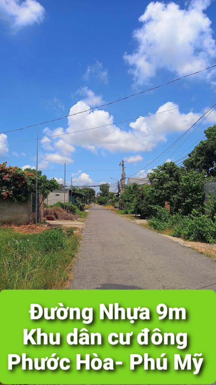 Đất thổ cư 150m² tại Phước Hoà, TP Phú Mỹ chỉ 1.2 tỷ - Mặt tiền đường Thiên Hộ Dương