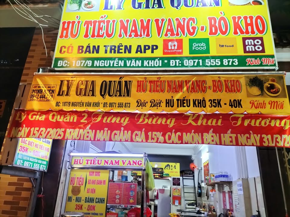 Cho thuê mặt bằng quán ăn mặt tiền đường Nguyễn Văn Khối, Gò Vấp - Giá 8 triệu/tháng