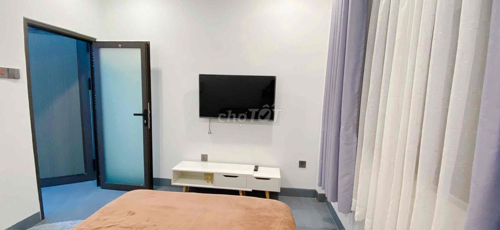 Căn hộ 1 phòng ngủ Vĩnh Phước 30m² giá 3.75 triệu - Full nội thất, lối đi riêng