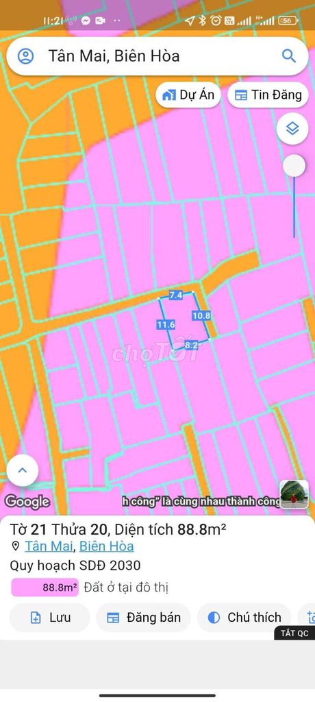 Nhà phố Tân Mai, Biên Hòa 88.8m² giá 3.3 tỷ - Chính chủ bán gấp!