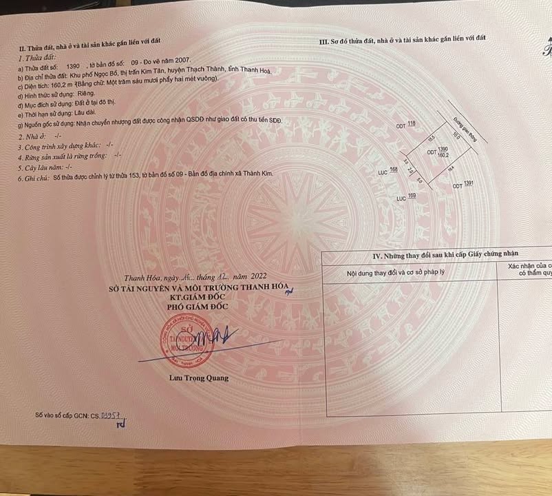 Đất nền Kim Tân 160m² giá 800 triệu - Gần trường cấp 1, oto vào tận nơi!