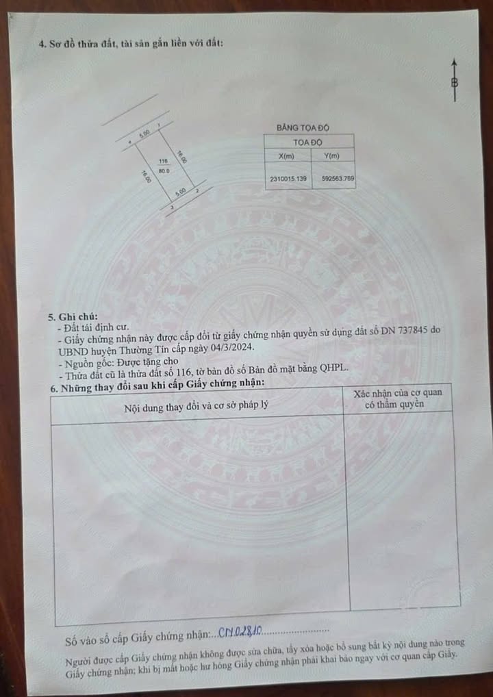 Nhà riêng 80m² tại khu tái định cư Xâm Động - Đầu tư sinh lời ngay!