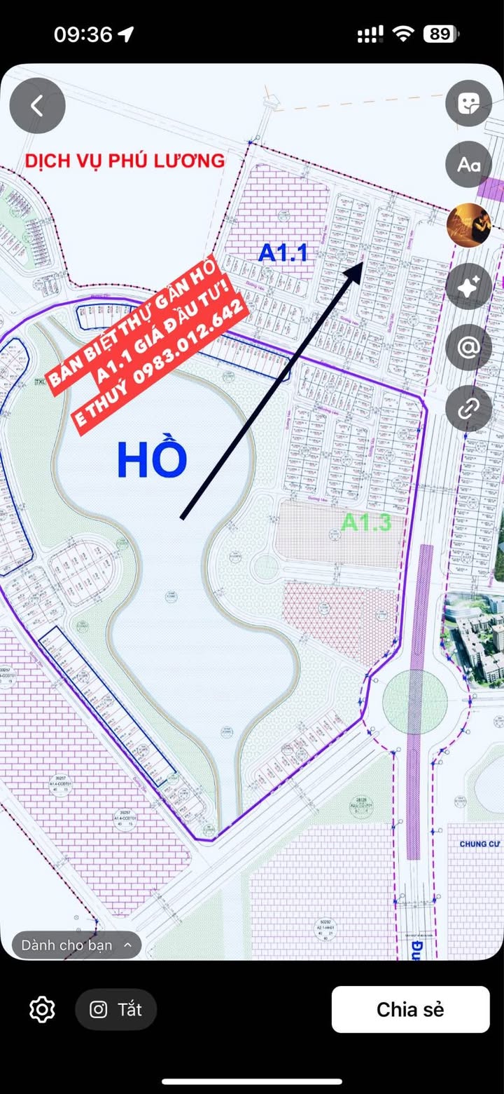 Biệt thự Kiến Hưng Hà Đông 200m² giá thỏa thuận - Vị trí đẹp gần hồ