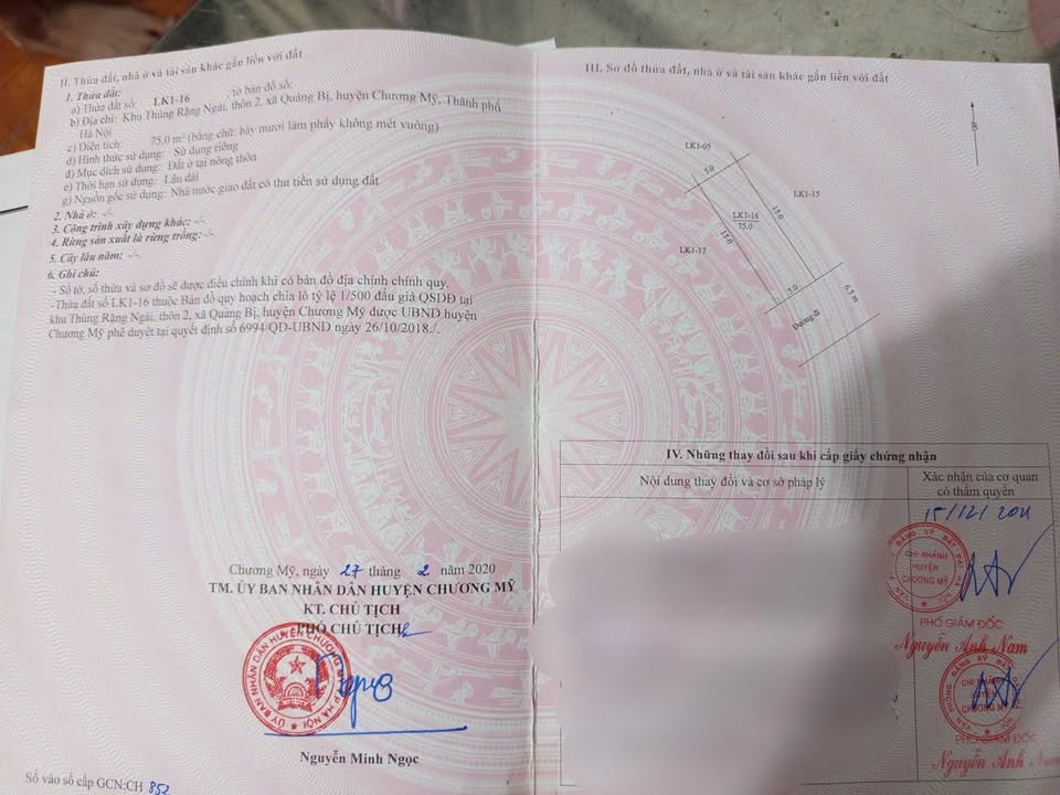 Đất đấu giá Quảng Bị 75m² giá chỉ 4 tỷ - Vị trí đắc địa, tiện ích đầy đủ!