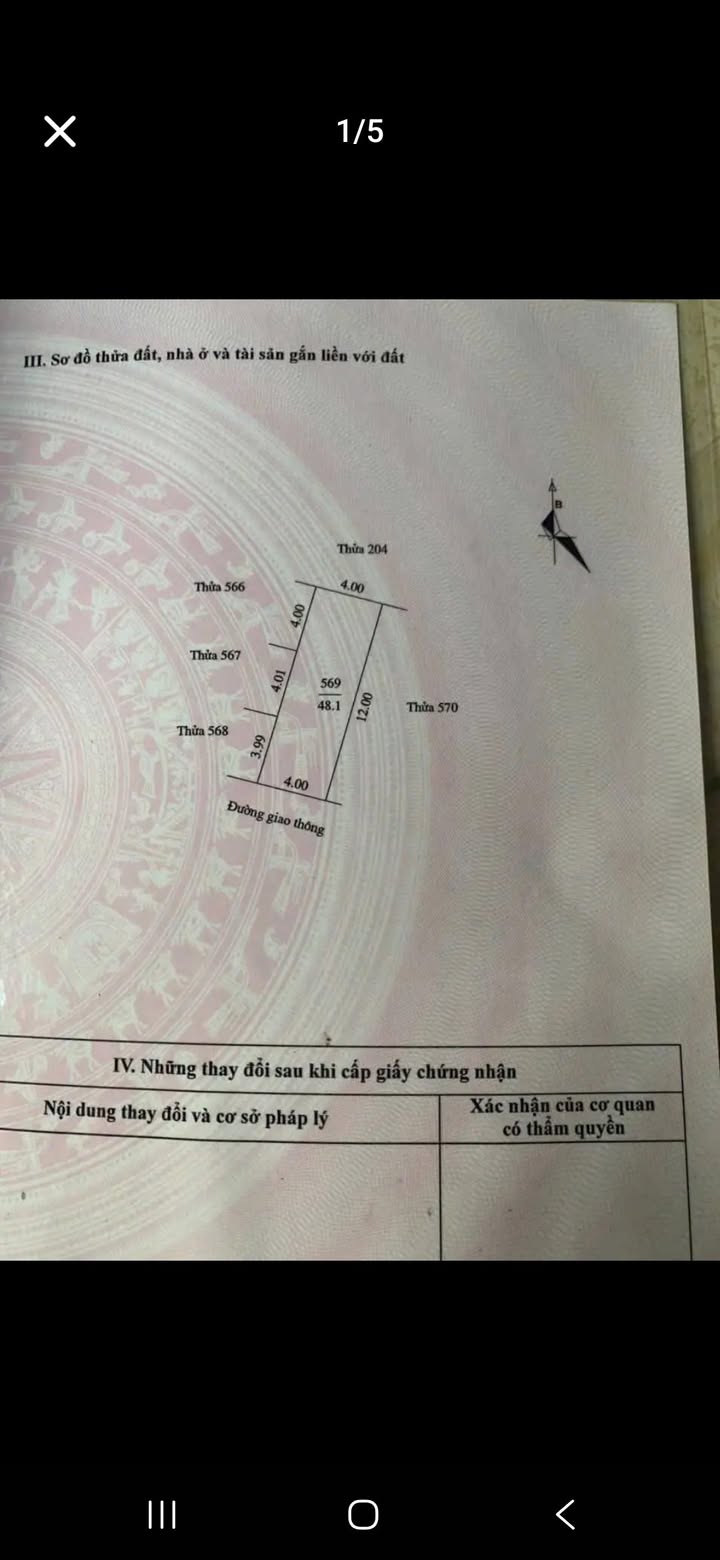 Đất nền đường Vũ Hựu, TP Hải Dương 48,1m² - Giá chỉ 1.6 tỷ, chính chủ bán gấp!
