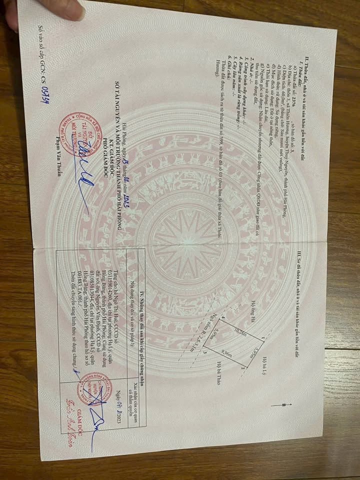 Đất nền chính chủ Thủy Nguyên 60m² giá 900 triệu - Cơ hội đầu tư tuyệt vời!