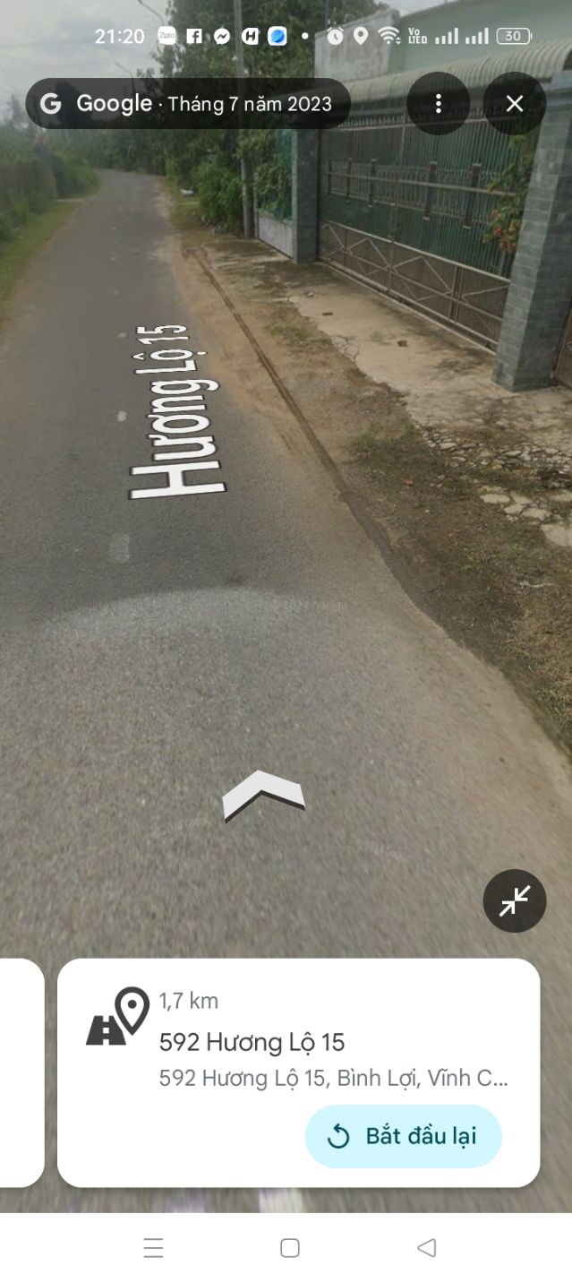 Đất nền Hương Lộ 15, xã Bình Lợi, 4800m² giá 16.5 tỷ - Cơ hội đầu tư sinh lời!