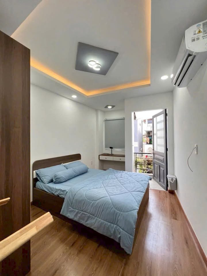 Nhà mới 4 tầng Lê Quang Định, Bình Thạnh 33m² - Giá thỏa thuận, sổ hồng hoàn công 2025!