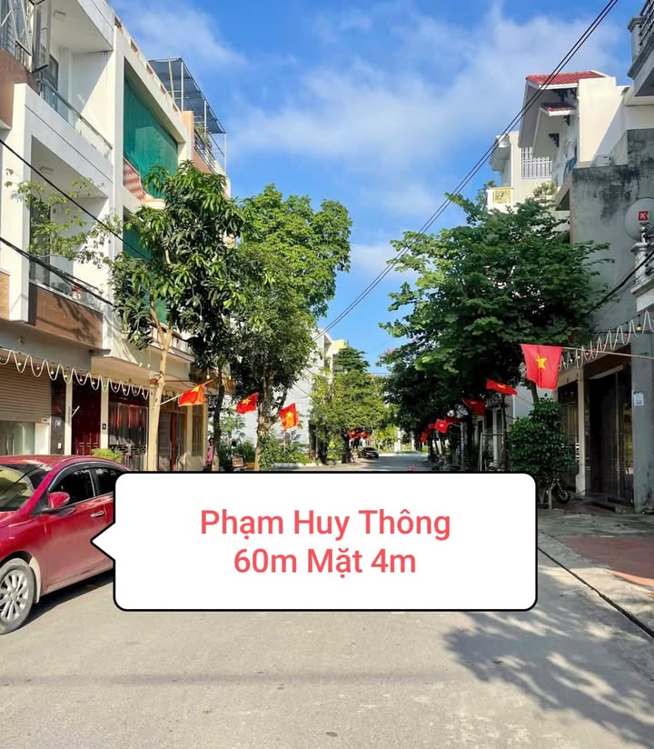 Đất mặt đường Phạm Huy Thông, TP Nam Định 60m² giá 3.1 tỷ - Chính chủ bán gấp!