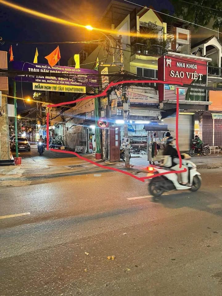 Nhà mặt tiền Lê Văn Thọ, Gò Vấp 112m² giá 30 triệu - Góc 2 mặt tiền thuận tiện kinh doanh!