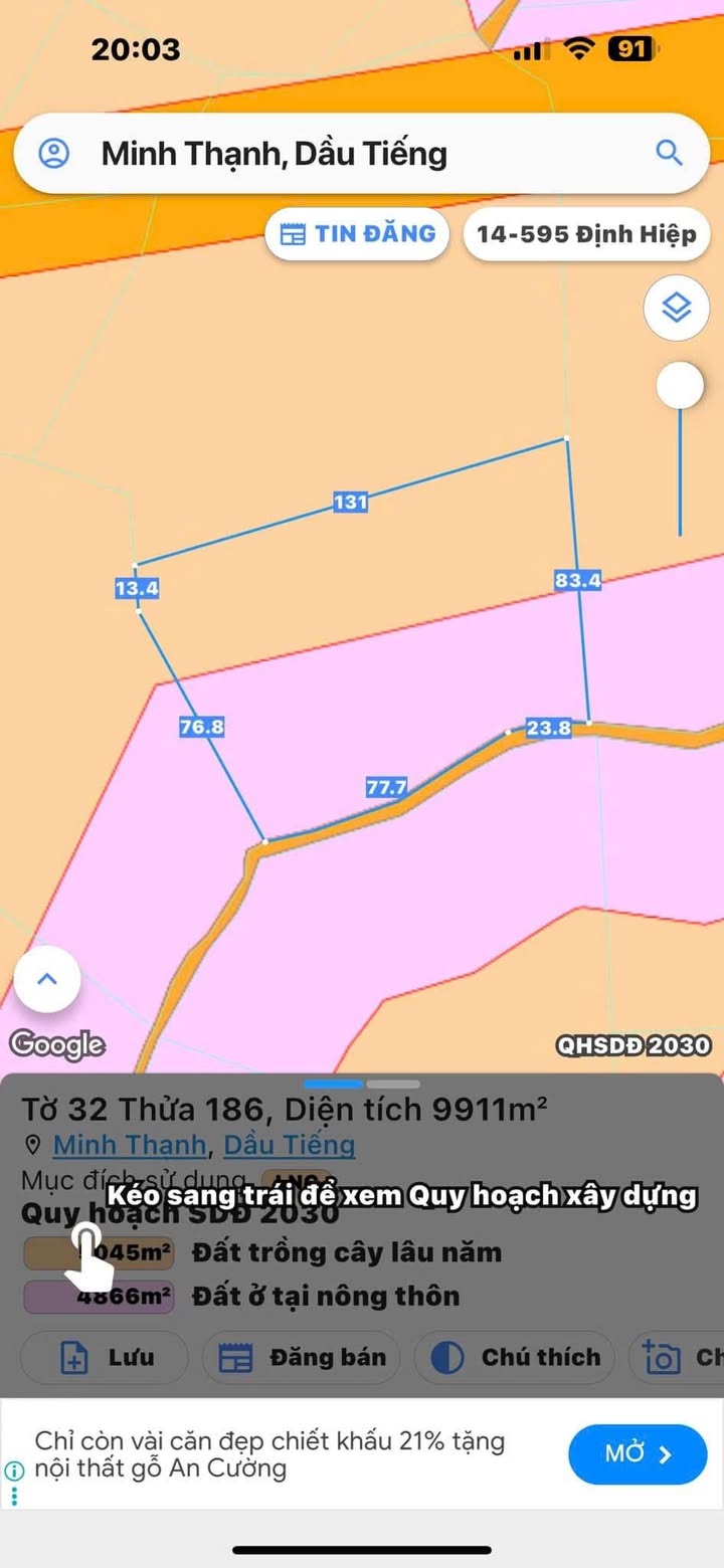 Đất thổ cư Minh Thạnh 100m² giá 5 tỷ - Cơ hội đầu tư tuyệt vời!