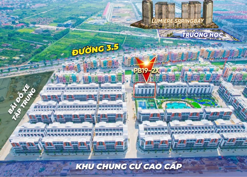 Shophouse Phố Biển 19, Hưng Yên 90m² giá 21 tỷ - Đầu tư sinh lời ngay!