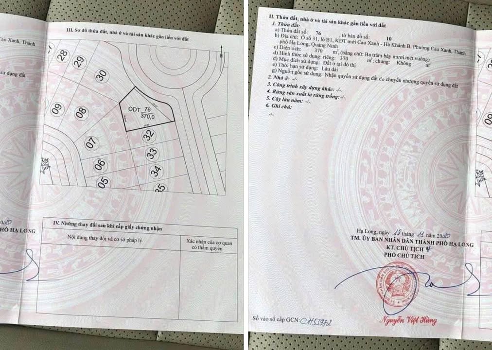 Đất nền chính chủ KĐT mới Hà Khánh B 370m² giá 12.95 tỷ - Cơ hội đầu tư hấp dẫn!