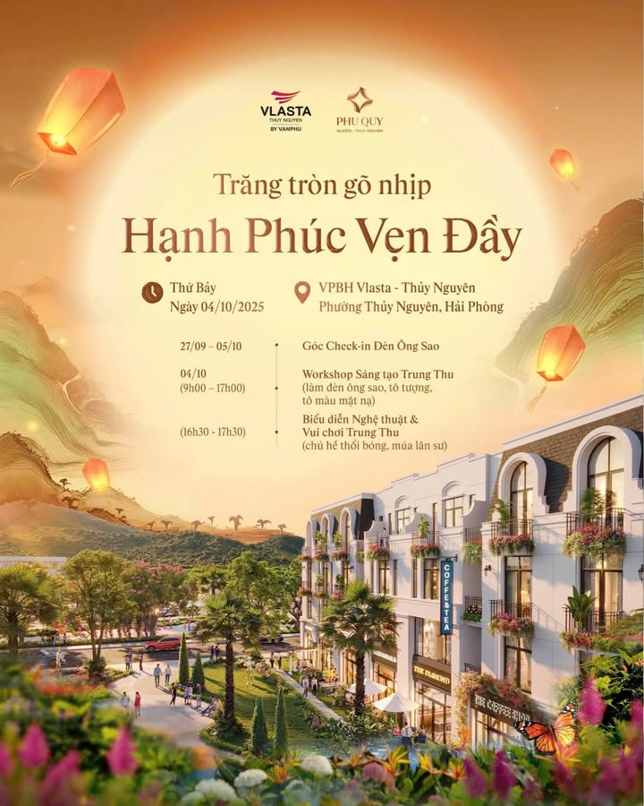 Shophouse Vlasta Thủy Nguyên Hải Phòng 63m² - Đầu tư sinh lời vượt trội!