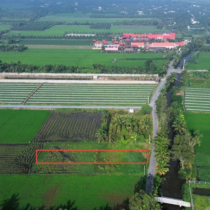 Đất nền Thạnh Nhựt 419.34m² giá 950 triệu - View kênh thoáng mát!