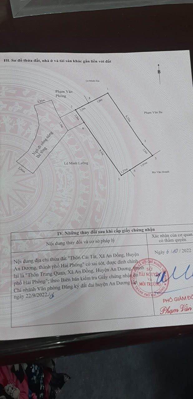 Căn nhà cấp 4 Trang Quan, An Dương 51m² giá 1.7 tỷ - Cực hiếm trên thị trường!