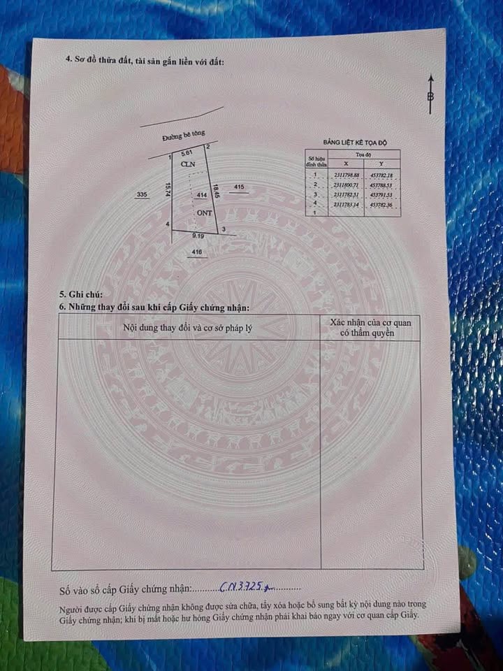 Đất thổ cư 132m² tại Hòa Sơn, Lương Sơn - Bán gấp, giá thỏa thuận!