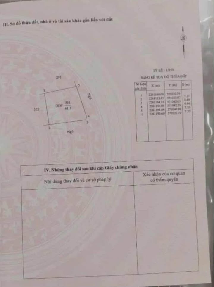 Bán đất lô góc Trường Chinh, Nam Định 61m² - Giá chỉ 2.3 tỷ!