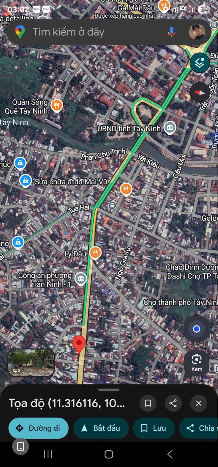 Đất thổ cư mặt tiền đường Cách Mạng Tháng 8, Tân Biên, 153m² - Cơ hội đầu tư sinh lời!