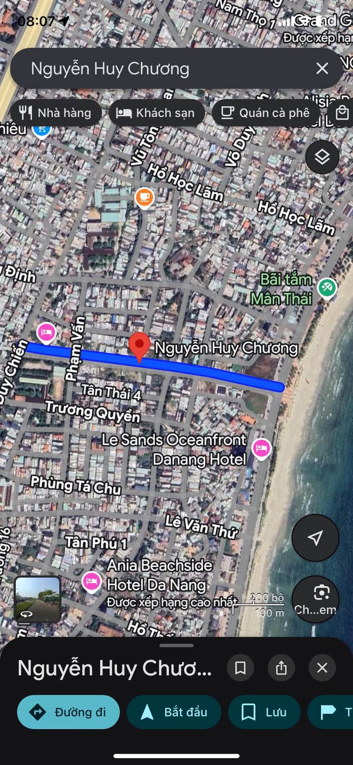 Đất nền đường Nguyễn Huy Chương, Sơn Trà 110m² giá 16.5 tỷ - Sổ đỏ chính chủ!