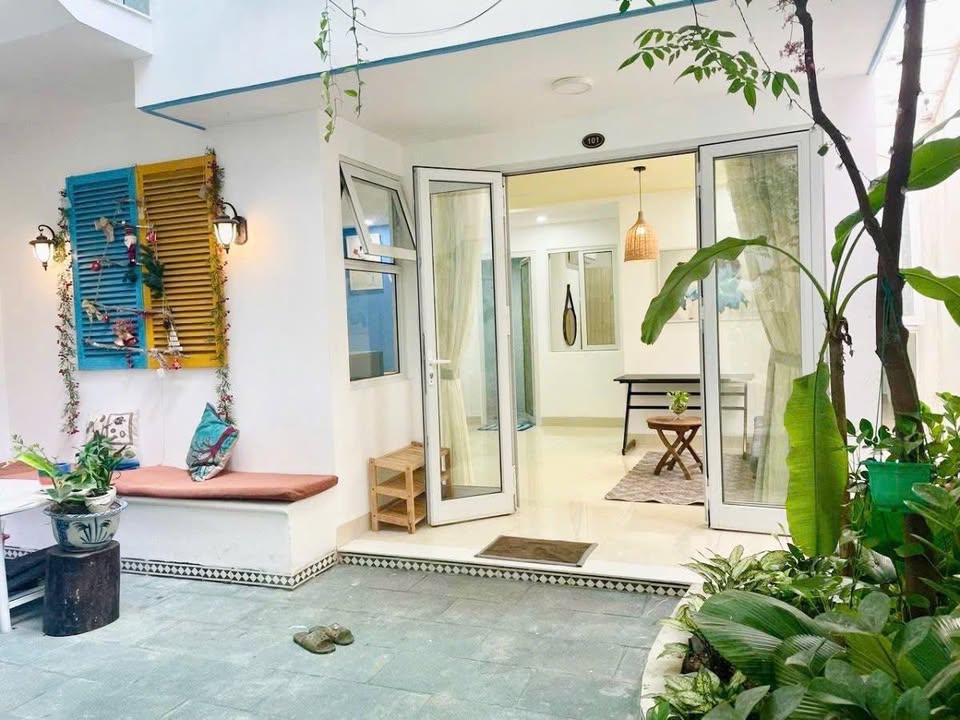 Căn hộ 1 phòng ngủ Đường Nguyễn Công Trứ, Sơn Trà - Sân vườn thoáng mát, gần biển Mỹ Khê!