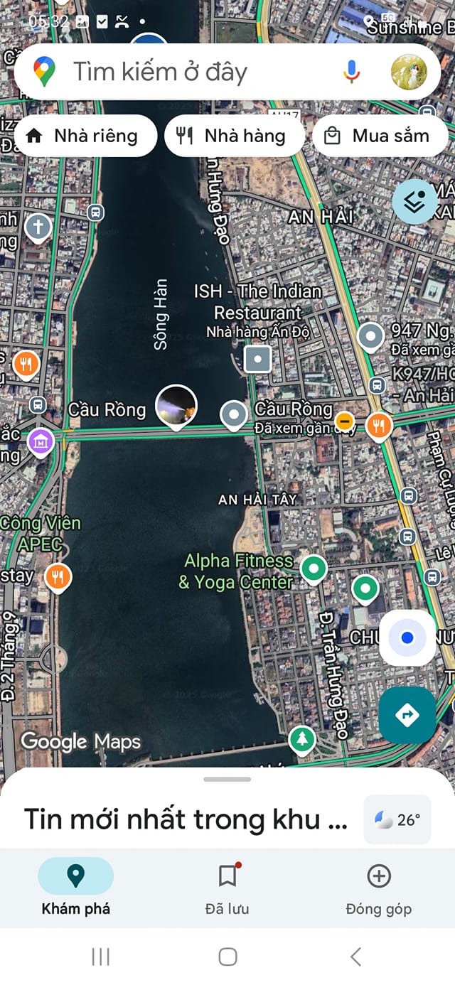 Nhà riêng 4 tầng tại Cầu Rồng Đà Nẵng 100m² giá 8 tỷ - Ô tô đỗ cửa, đầu tư sinh lời!