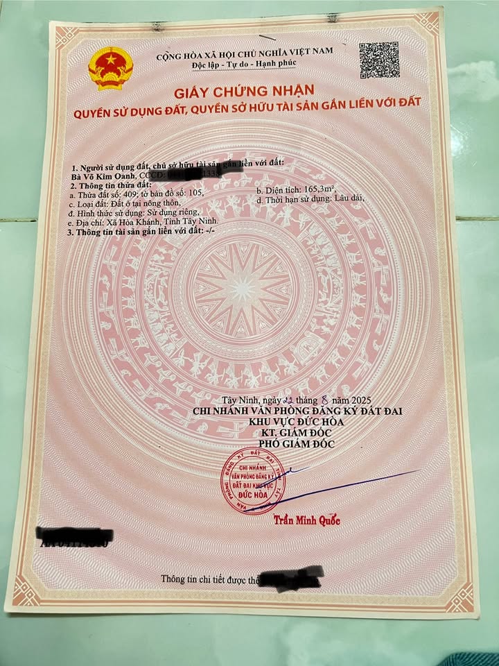 Đất nền Hòa Khánh Đông 165m² giá thỏa thuận - Cơ hội đầu tư hấp dẫn!