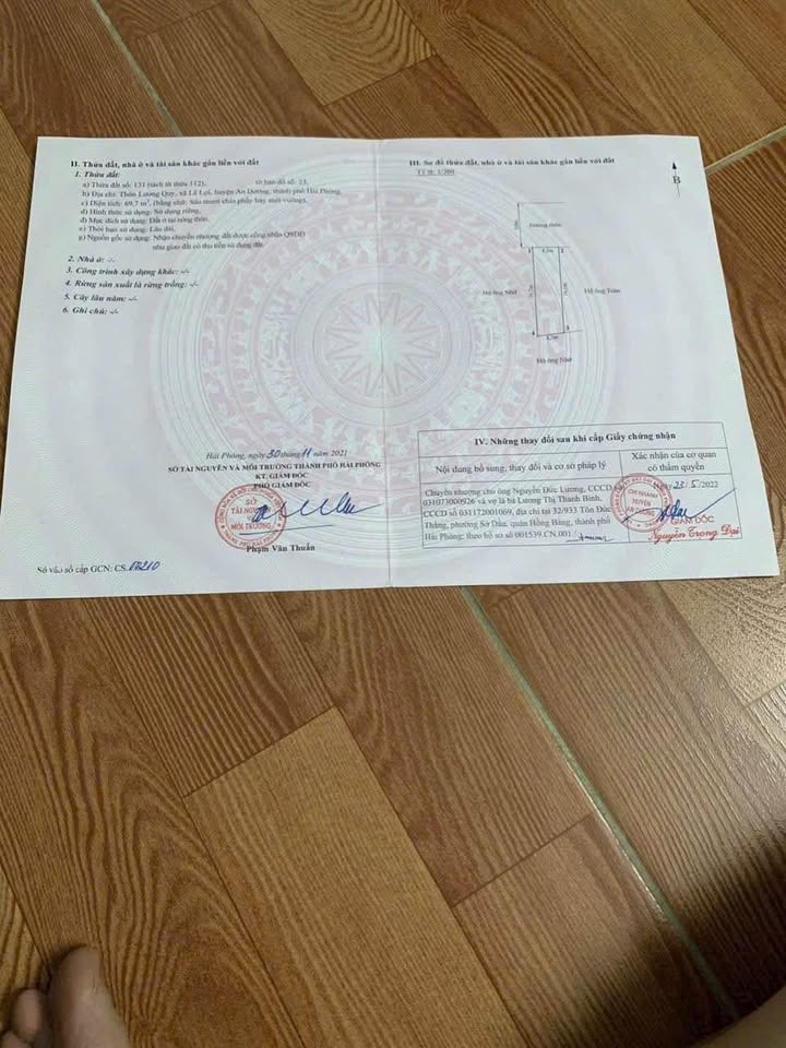 FrontHouse Lương Quy - Lê Lợi An Dương 69m² giá 1.8 tỷ - Pháp lý rõ ràng!