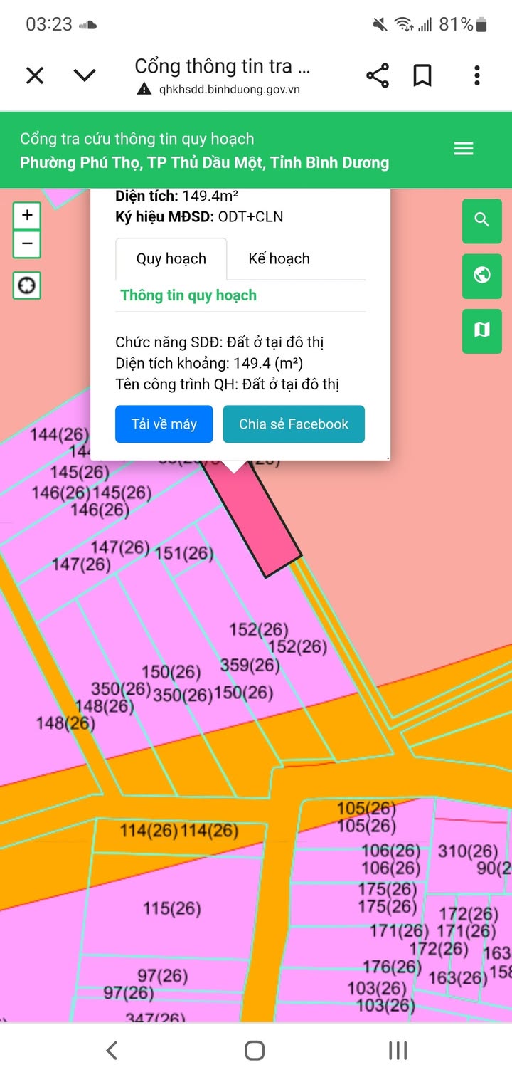 Đất thổ cư hẻm 172 Trần Bình Trọng, Thủ Dầu Một 150m² giá chỉ 2 tỷ - Tiềm năng đầu tư lớn!