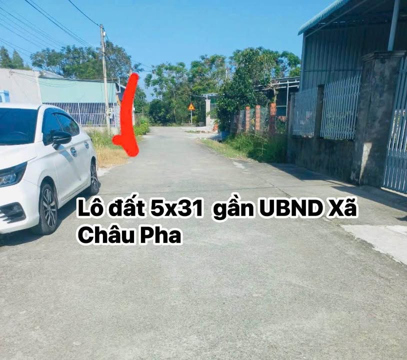 Đất nền Châu Pha, Phú Mỹ 154m² giá 1.15 tỷ - Sổ đỏ chính chủ, tiện ích đầy đủ!
