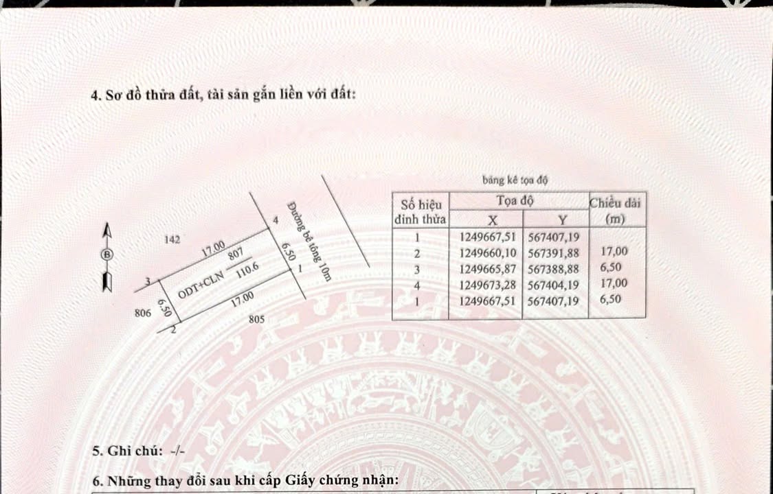 Đất thổ cư phường 4, Tây Ninh 110m² giá 1,9 tỷ - Vị trí đắc địa, thuận tiện!