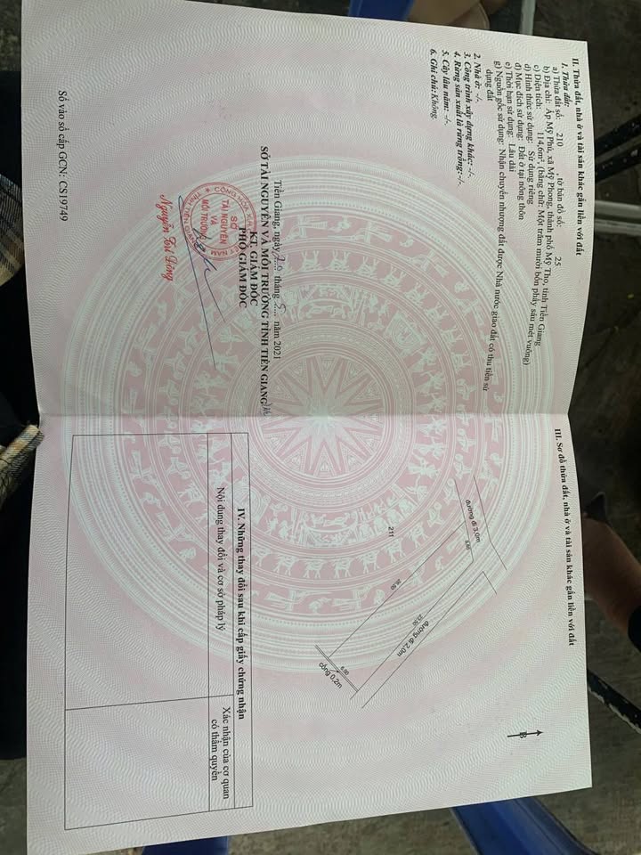 Đất 2 mặt tiền hẻm khu phố Mỹ Phú - 114.6m² chỉ 730 triệu - An ninh yên tĩnh lý tưởng nghỉ dưỡng!