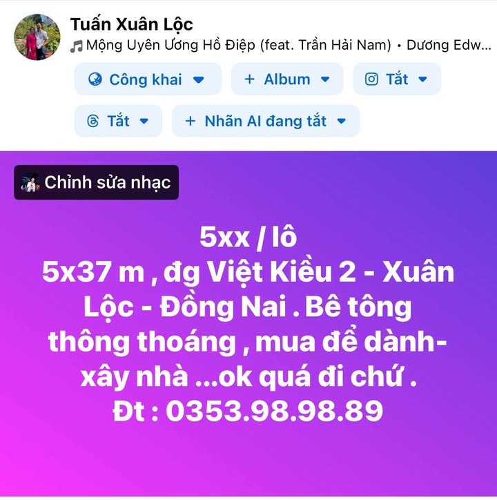 Đất nền Xuân Lộc 185m² giá thỏa thuận - Cơ hội đầu tư tuyệt vời!