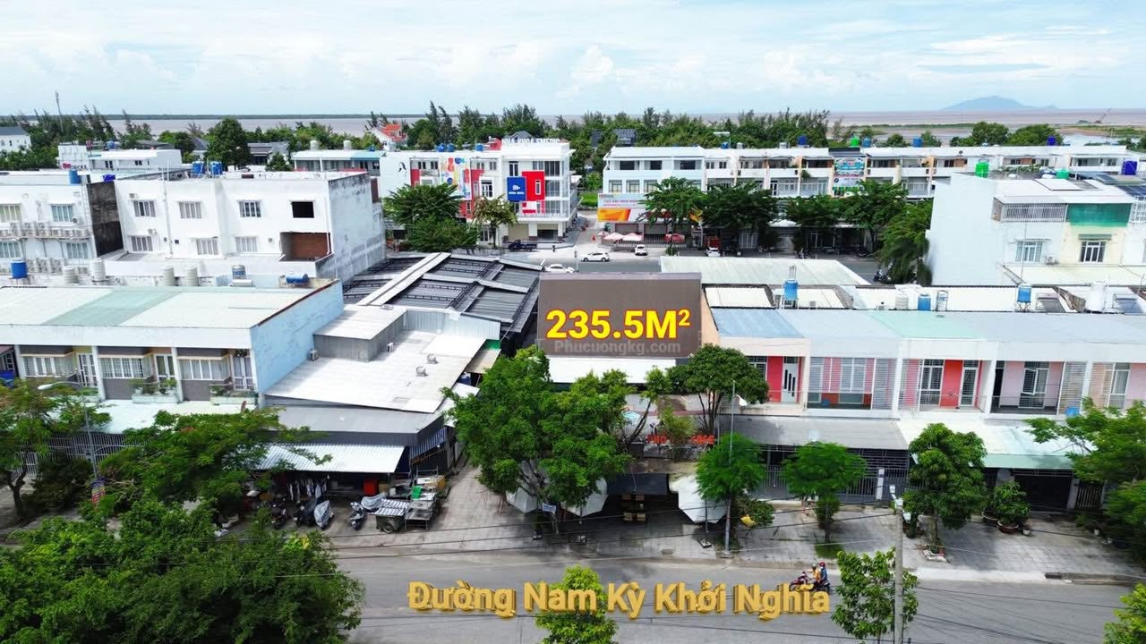 Đất nền góc Cafe Đường Nam Kỳ Khởi Nghĩa, Rạch Giá 235m² - Đầu tư lý tưởng cho kinh doanh