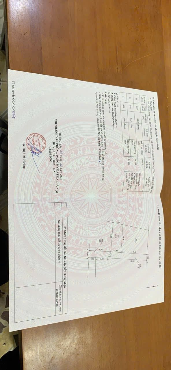 Đất nền Thư Phú, Thường Tín 67.7m² - Hướng Đông, vị trí đắc địa!