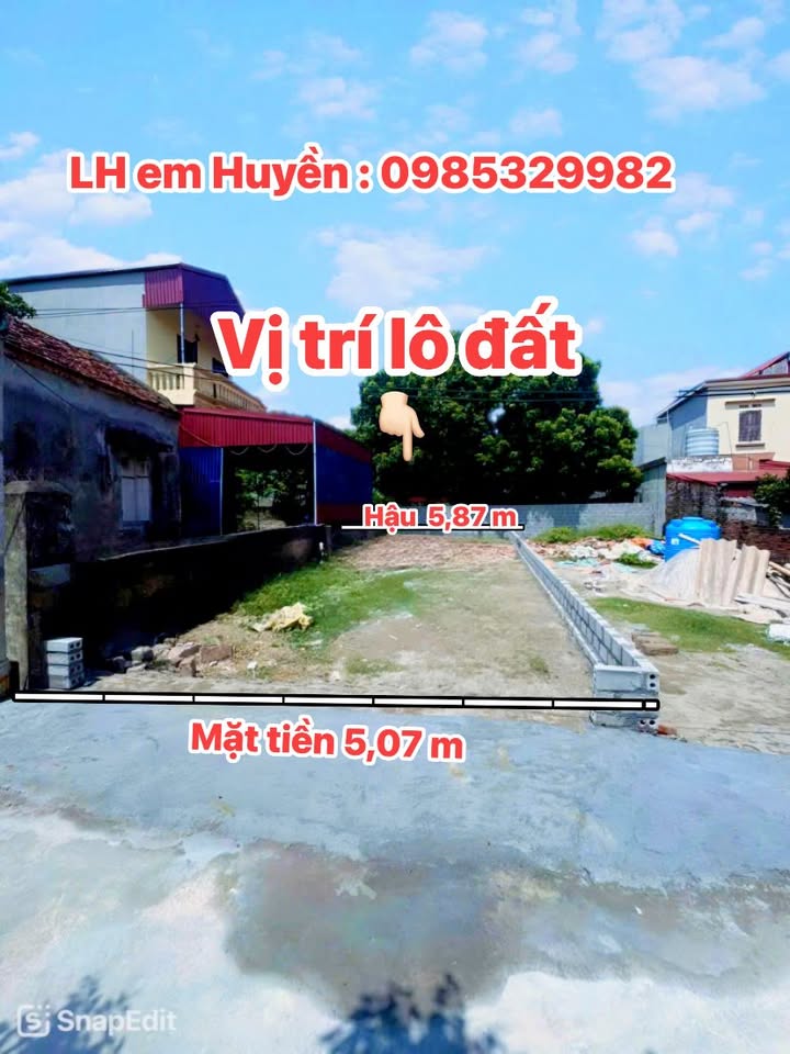 Đất nền Kim Đằng, Lam Sơn, Hưng Yên 100m² giá 2 tỷ - Ô tô đỗ cửa, thuận tiện giao thông!