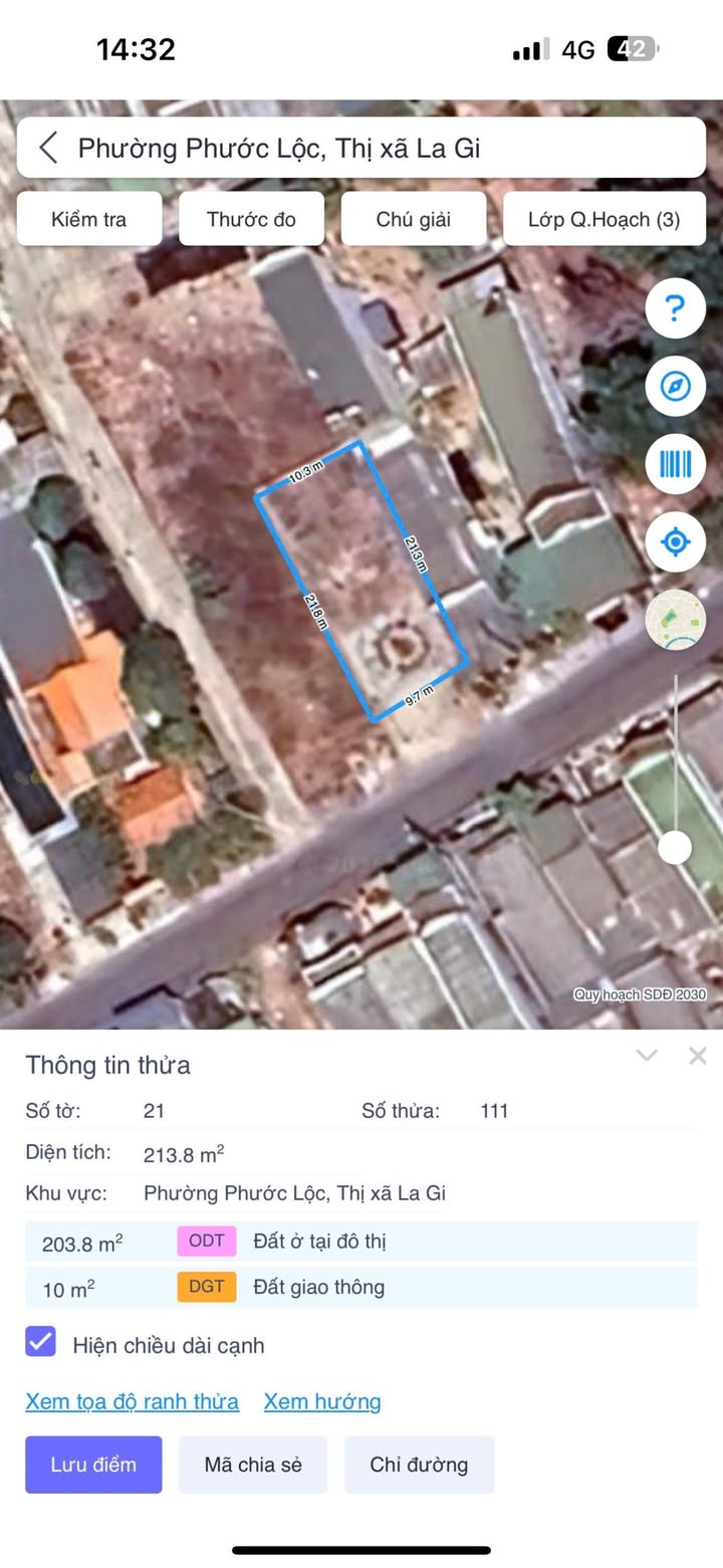 Bán đất ven biển Nguyễn Trung Trực, Phước Lộc, Lagi 211m² giá 2.2 tỷ - Vị trí đắc địa gần biển!