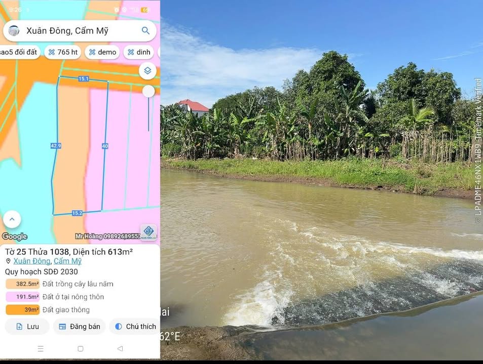 Đất nền Cẩm Mỹ Đồng Nai 600m² - Vị trí đẹp, thích hợp kinh doanh!