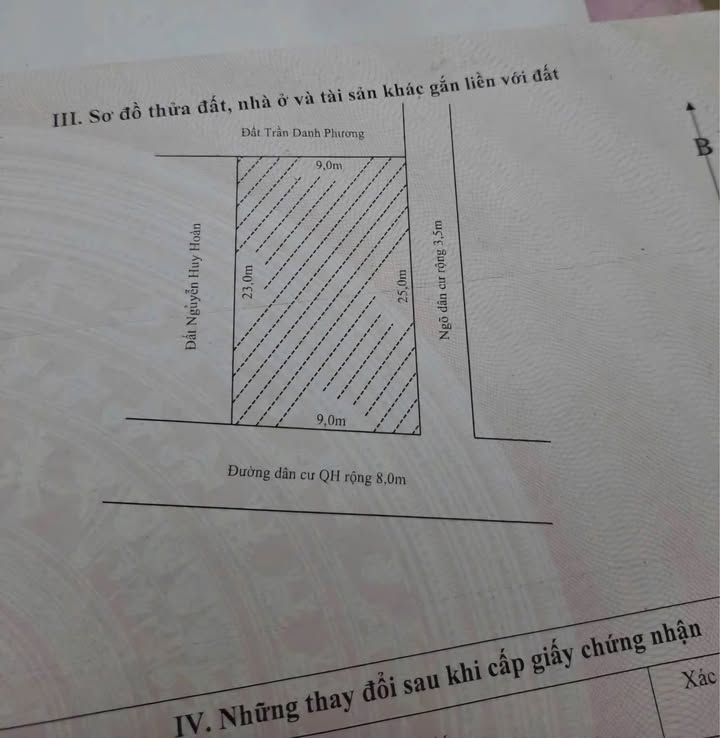 Đất thổ cư thôn Đông Nam, xã Thạch Bình, Hà Tĩnh 216m² - Giá tốt, vị trí đắc địa!