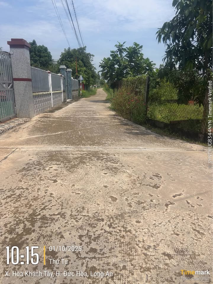 Đất thổ cư Hòa Khánh, Tây Ninh 633m² giá 3.2 tỷ - Sổ hồng riêng, mặt tiền đường bê tông!