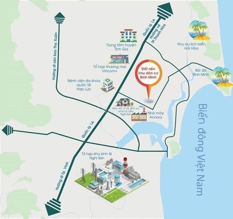 Đất đối diện Giày Da Annora, Tĩnh Gia, 161m² - Đầu tư sinh lời ngay!