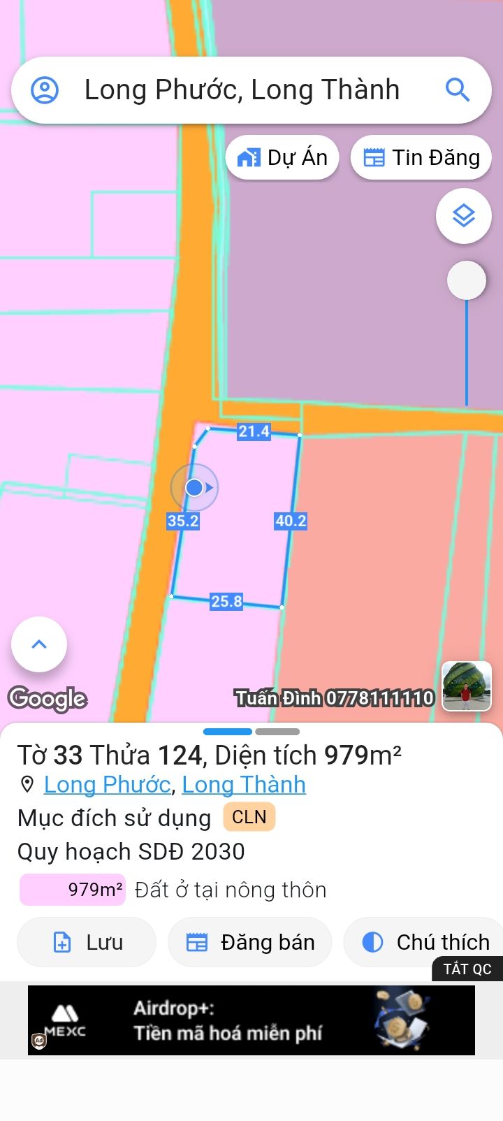 Đất nền Long Phước 1000m² giá chỉ 5.8 tỷ - Vị trí đắc địa gần sân bay