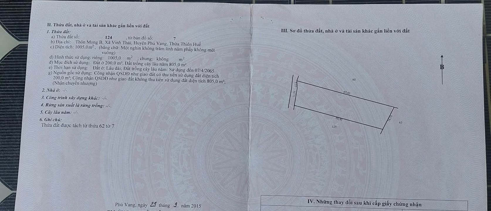 Đất nền Phú Gia 1000m² giá chỉ 1.75 tỷ - Cơ hội đầu tư hấp dẫn!