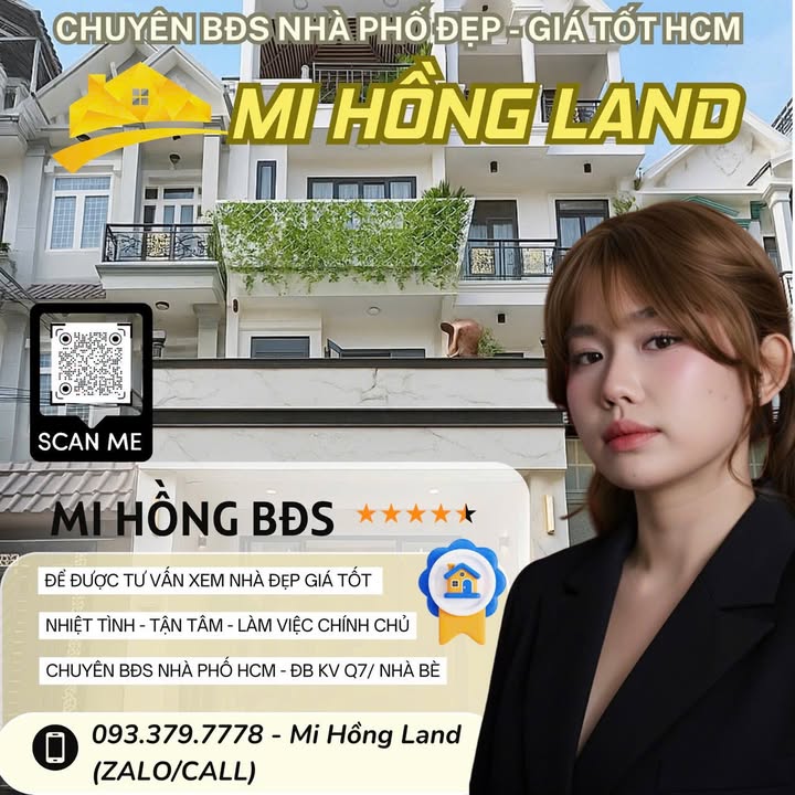 Nhà phố Huỳnh Tấn Phát, Nhà Bè 85.5m² giá 8.9 tỷ - Biệt thự sang trọng, sẵn sàng vào ở!