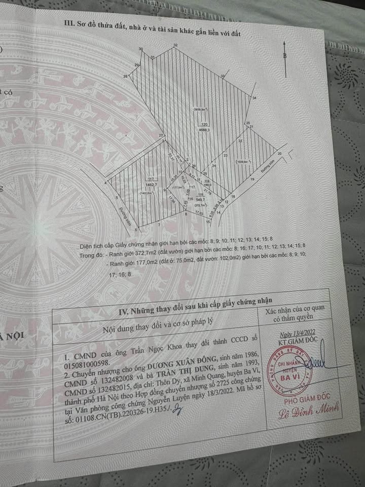 Homestay Ba Trại Ba Vì 550m² giá thỏa thuận - View cánh đồng tuyệt đẹp!