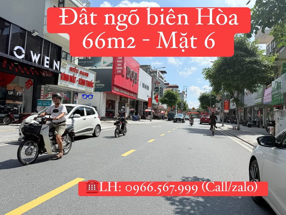 Đất nền Phủ Lý 66m² giá tốt - Tiện ích đầy đủ ngay ngõ 80 Biên Hòa!