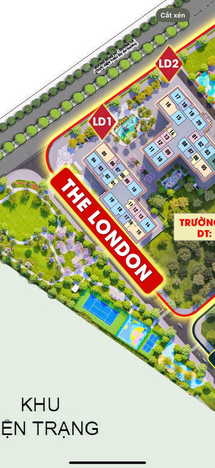 Căn hộ Studio The London Gia Lâm 29m² giá 2.43 tỷ - View thoáng mát, sẵn sàng chuyển nhượng!