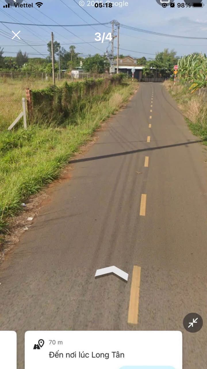 Đất nền Long Tân, Long Điền 300m² giá 1.55 tỷ - Mặt tiền đường nhựa thuận lợi