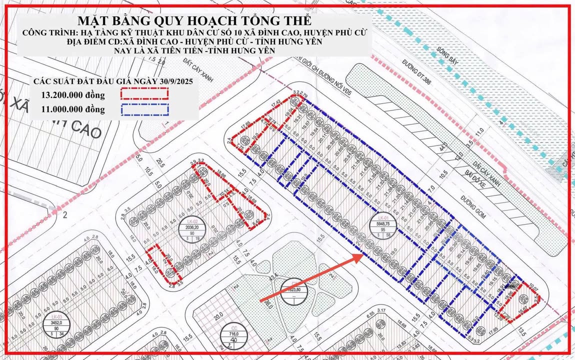Đất nền Đình Cao, Phù Cừ, Hưng Yên 95m² giá 2.45 tỷ - Đầu tư sinh lời ngay hôm nay!